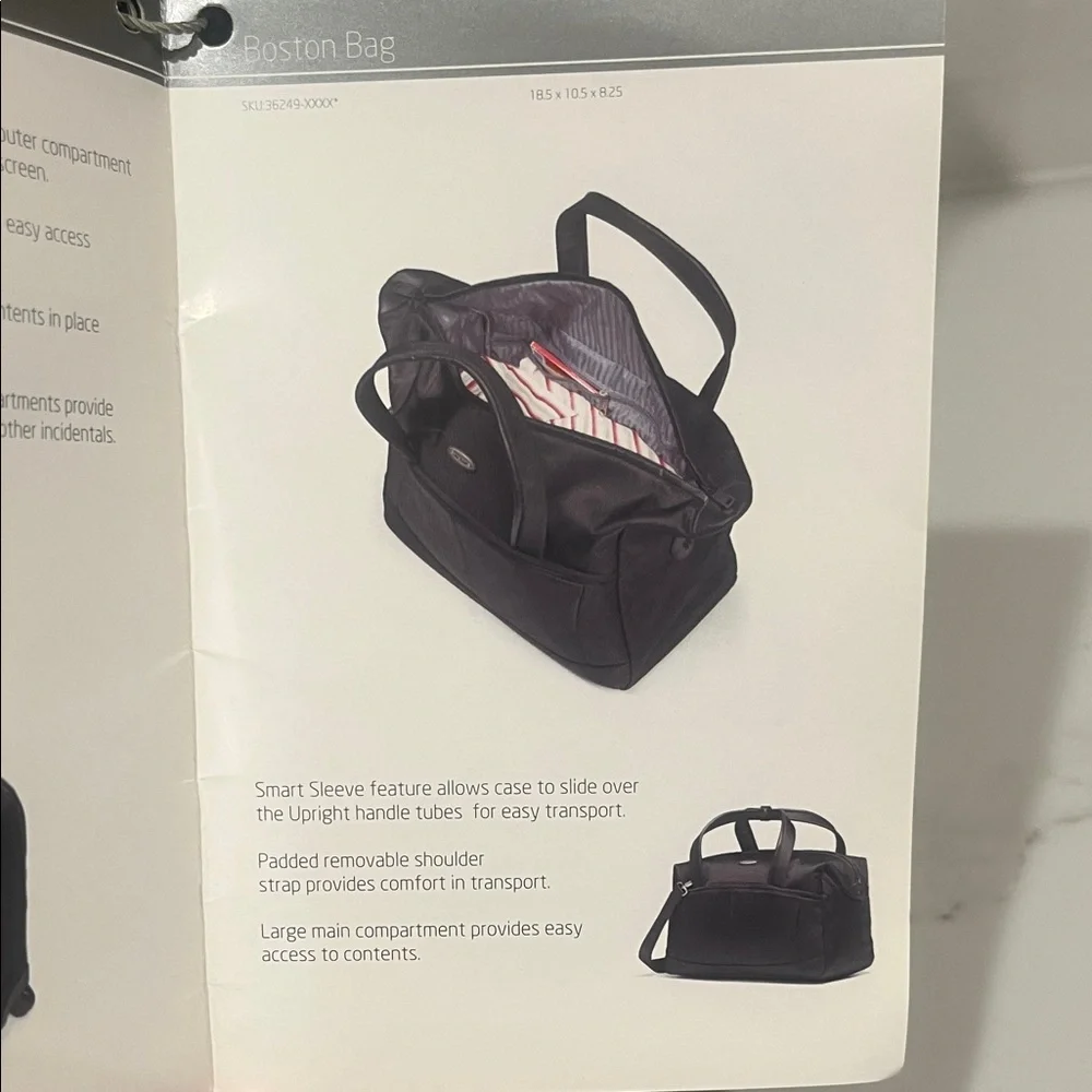 Samsonite NEW Silhouette Boston Bag Carry On Black